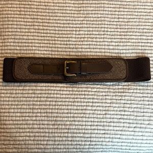Urban Outfitters Brown Herringbone Belt